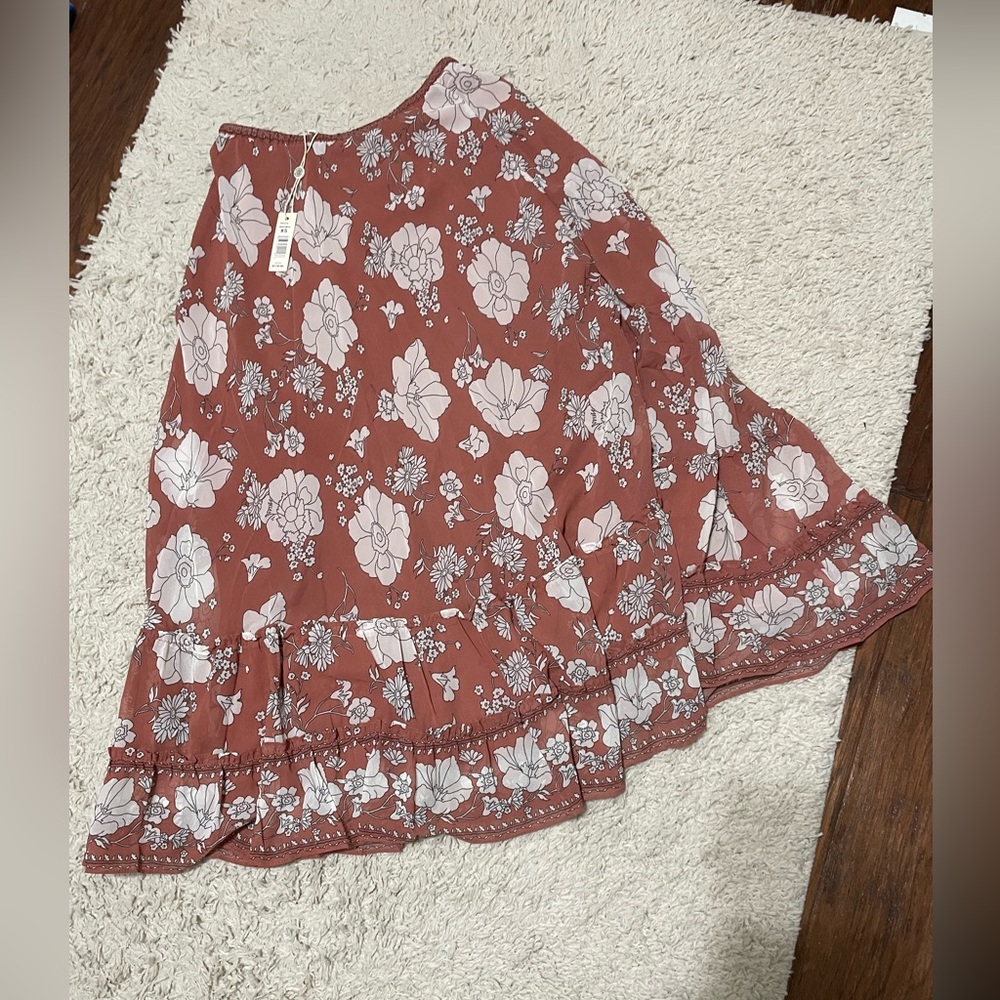Max Studio Floral Skirt